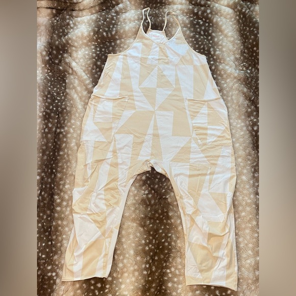 Free People FP Movement Bamboo Printed Combo Hot Shot Onesie Medium - Picture 5 of 8